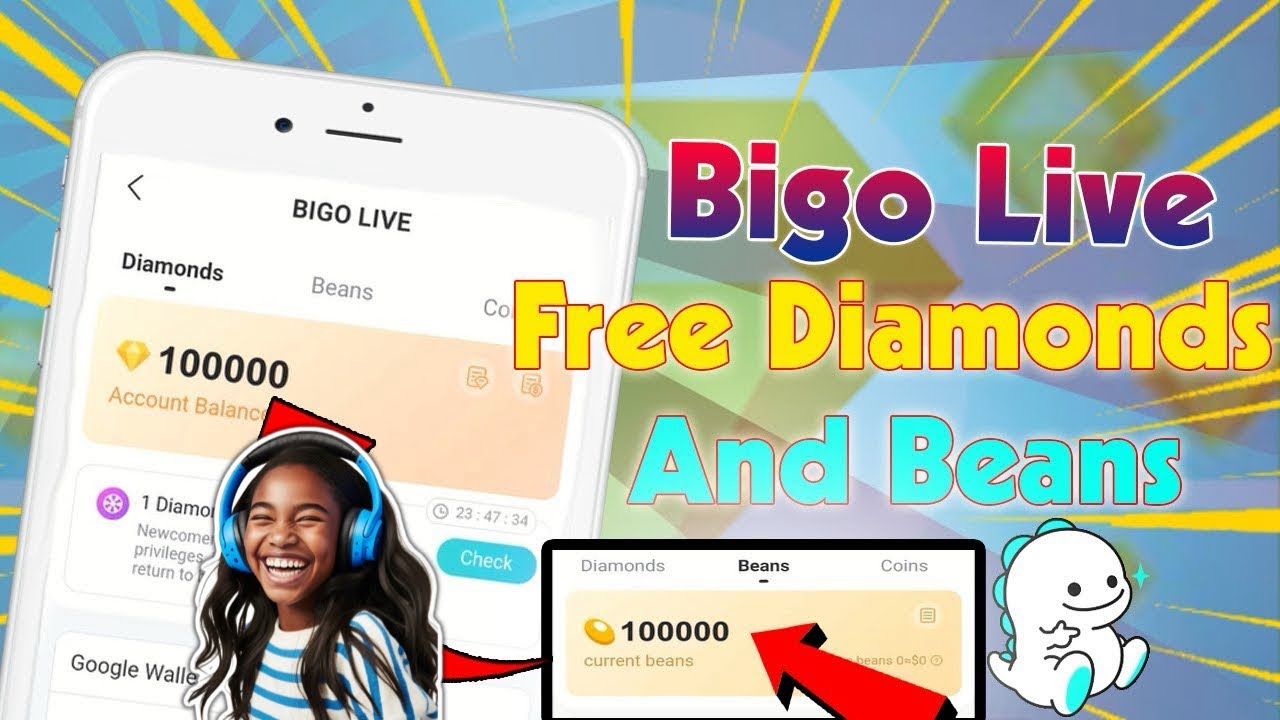 Bigo Live Free Diamonds Get Unlimited Diamonds with Bigo Live