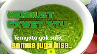 Membuat dawet ayu || How to make dawet ayu banjarnegara a typical drink from Indonesia