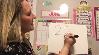 Writing numbers 0-9