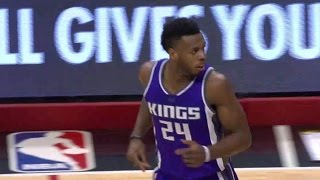 Buddy Hield back to back 3&#39;s | Kings vs Clippers | 3/26/17