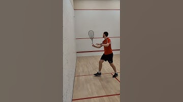 Trying desperately not to break this racket on the side wall!#squash #racket #break #skills #volleys