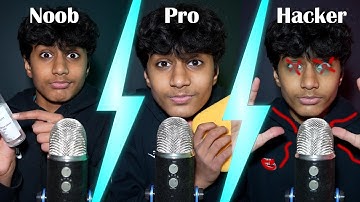 NOOB VS PRO VS HACKER ASMR