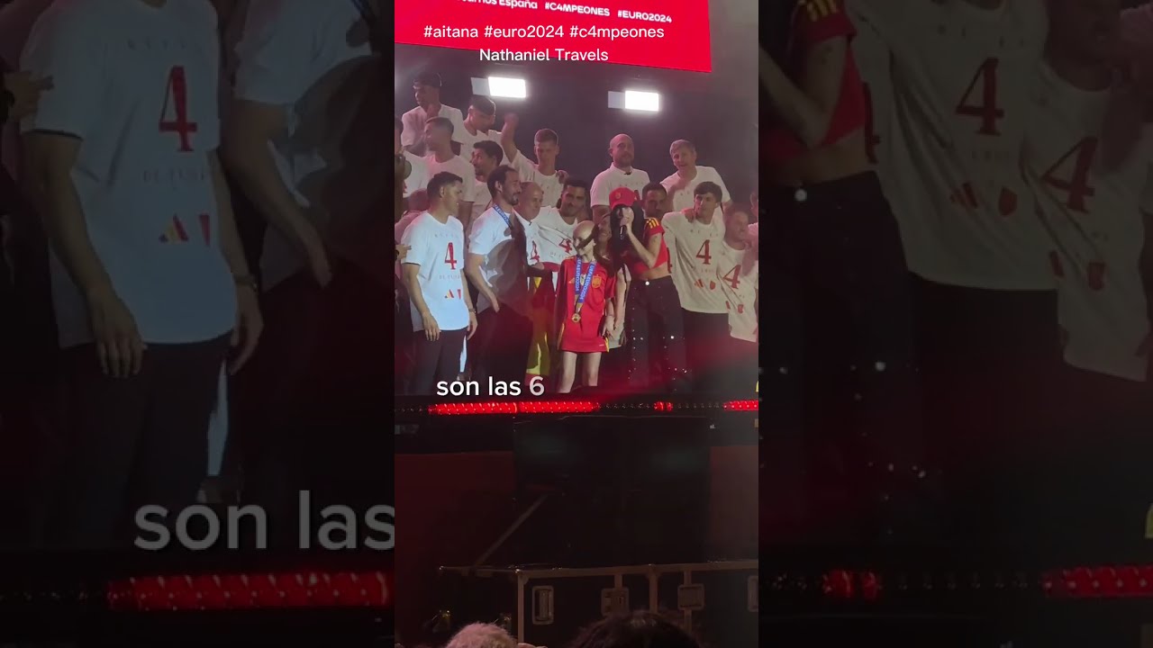 Aitana 'Mon Amour' En La Victoria De Eurocopa 2024