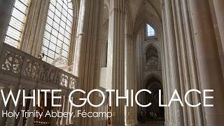 Inside a Gothic Abbey Made of White Chalk | Normandy, France (4KWalk) screenshot 5