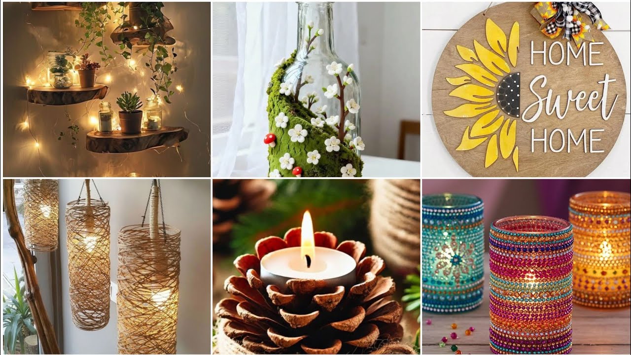 Такие востребованные и прекрасные идеи для самостоятельного украшения дома!