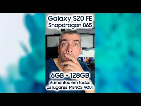 Galaxy S20 FE com Snapdragon 865 com preço alto!? AQUI NÃO!!! #SHORTS