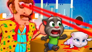 Talking Tom plays: Evil StepDad Roblox Obby  - Talking Tom and Friends #Roblox #talkingtom