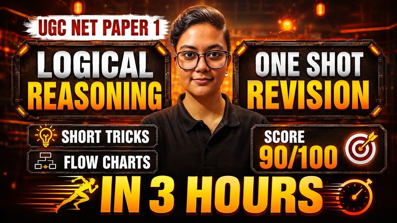 UGC NET Paper 1 | Logical Reasoning | One shot revision | Zero to JRF ...