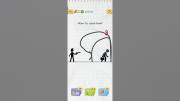 Draw 2 Save: Stickman puzzle level 11🤯#shortvideo#puzzle