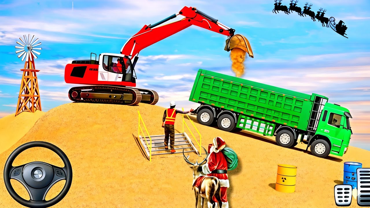 New Large City Road Construction Gameplay 🚧 - Android Gameplay @30Gaming-s8i 