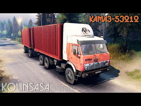 Видео: Spintires 2014 - КамАЗ-53212