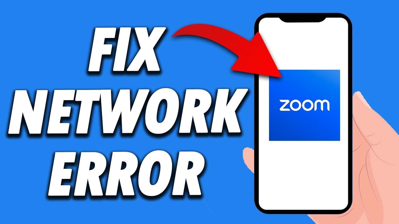 How To Fix Zoom App Network Error 2024