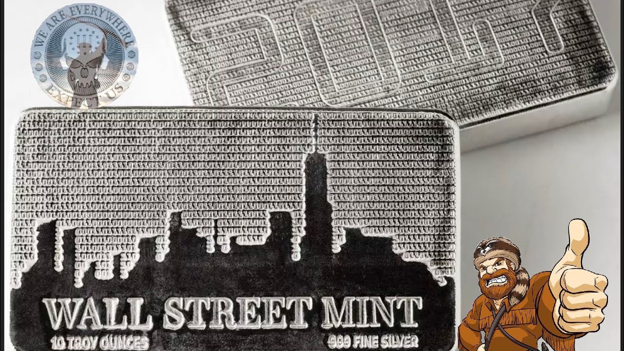 Scottsdale Silver Wall Street Mint 10oz Bars YouTube