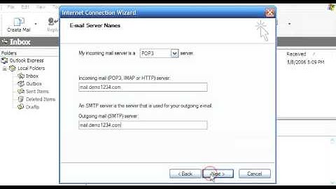 Setting Up Email in Outlook Express