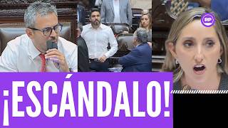 ¡Escándalo en el Congreso por un intento desesperado de los libertarios por que no caiga la sesión!