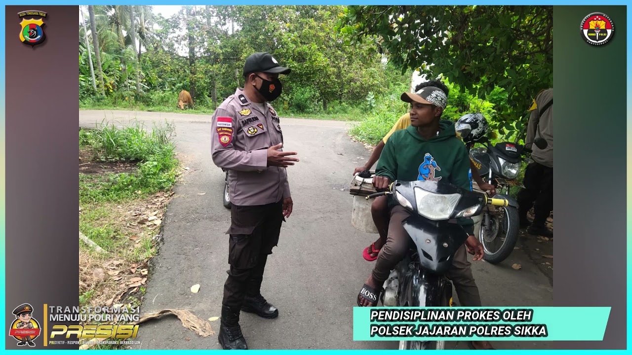 PPKM POLRES SIKKA 18 NOVEMBER 2021