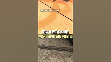 CS GO How always know WHERE BOMB was plented, tips, tricks