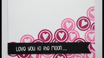 Card tutorial create your own background with stamping and masking - The Alley Way Stamps