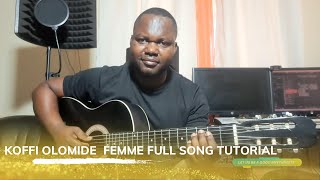 Koffi Olomide - Femme Full Song Tutorial Part 1  With Ngoy Kabangwa