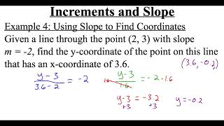 1.1.1 Increments And Slope
