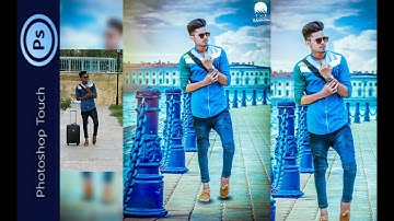 Manipulation photo like Cb Edit Change Background Picsart editing ps touch tutorial BY S A CREATION