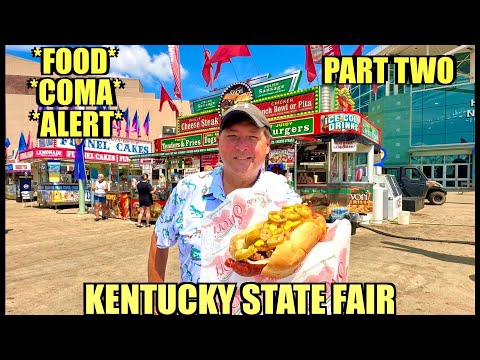 KENTUCKY STATE FAIR 2025 Part Two FOOD EXTRAVAGANZA GOOCHY REVIEWS COLAB Louisville KY