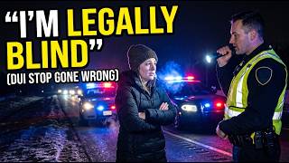 Legally Blind Driver Struggles Through DUI Tests During Emotional #policefootage #bodycam