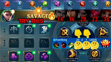 NEW ALUCARD BEST ROTATION 2022 BUILD AND EMBLEM🔥 | SAVAGE!!! AUTO WIN!