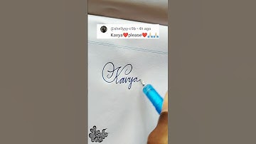 stylish name | Kavya | Calligraphy signature