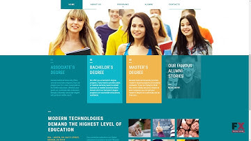 University Responsive Moto CMS 3 Template TMT | Free Template  Marsha