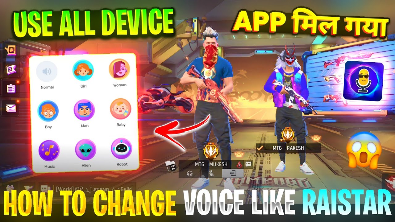 How To Change Your Voice in Free Fire Game? [Free Solution Included]