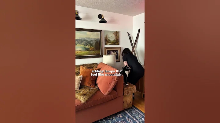Easy ways to make my apartment living room more whimsical #cozyhome #diyhome #apartmenttour thumbnail