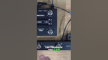 Aero Setup - working as an aux switch and MIDI controller at the same time! #effects #pedalboard