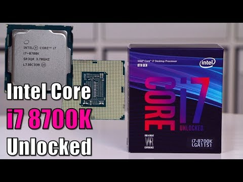 Intel Core i7 8700K Unboxing