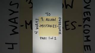 Perfectionism? DO THIS! #perfectionism