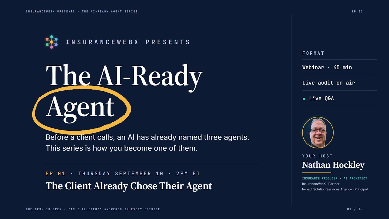 The AI-Ready Agent, Episode 1 title card