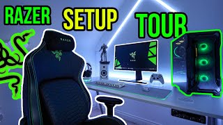 My RAZER Gaming Setup Tour! - Feat. Razer Iskur!