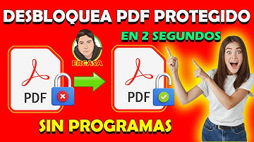 ✔ Como DESBLOQUEAR un PDF 📋 PROTEGIDO 🔐 para editar [Copiar y pegar] Sin Programas💻 2022