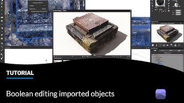 VUE: Boolean editing imported objects