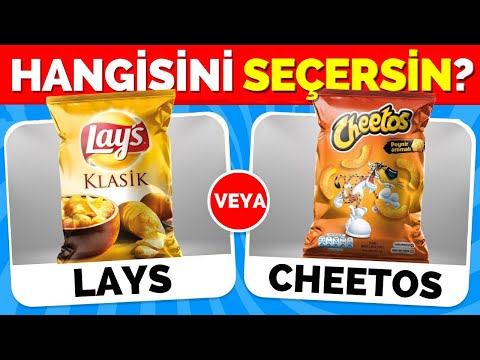 Hangisini Tercih Edersin? Atıştırmalıklar 🍟🍫 & Abur Cubur Özel 🍕🍭