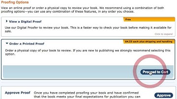 Ordering Proof Copy of my Novel from CreateSpace