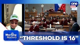 Panelo: Impeachment court cannot change voting threshold | Morning Matters