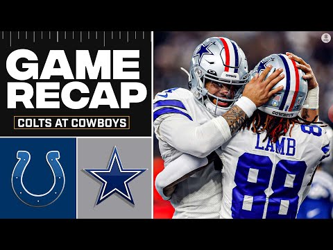 Cowboys blow out colts behind 33-point 4th quarter on snf i full game recap