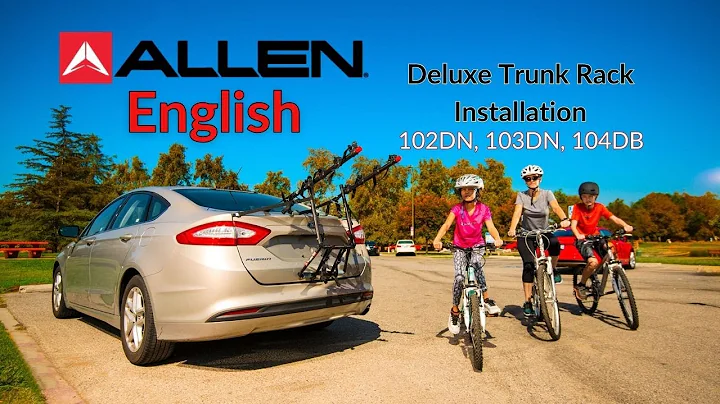 Allen Sports Deluxe Trunk Mount Bike Rack Installa...