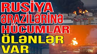 Rusiyaya Ard-Arda Hücumlar- Iənlər Və Dağıntılar Var -Gündəm Masada - Media Turk Tv