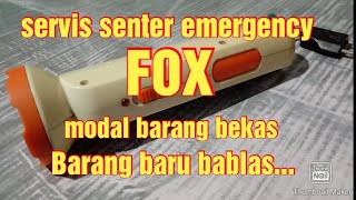 How to service a FOX brand emergency flashlight for beginners