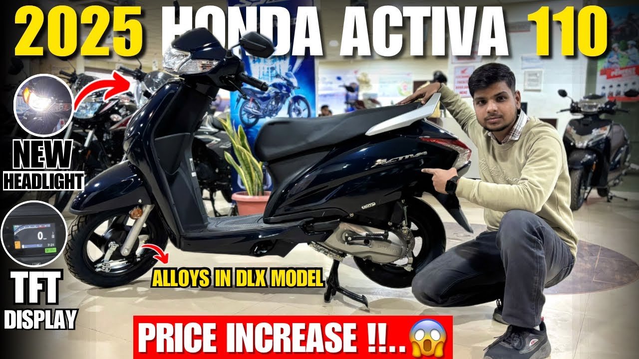 2025 Honda Activa 110 TFT Meter Review🥳| New Price & Features | activa new model 2025