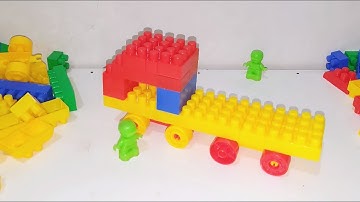 Satisfying ASMR Building Blocks Lorry Truck | DIY Lego #blocks #buildingblock #legomoc