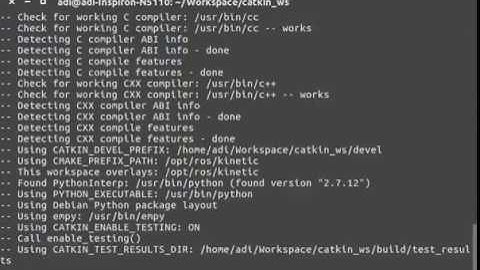 Create a ROS Workspace