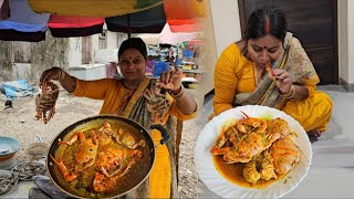 Mumbai वाले घर पर हमने बनाया Crab Curry | Kekda Curry | Mumbai Sea Food